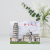 Carte postale Pisa Piazza dei Miracoli (Debout devant)