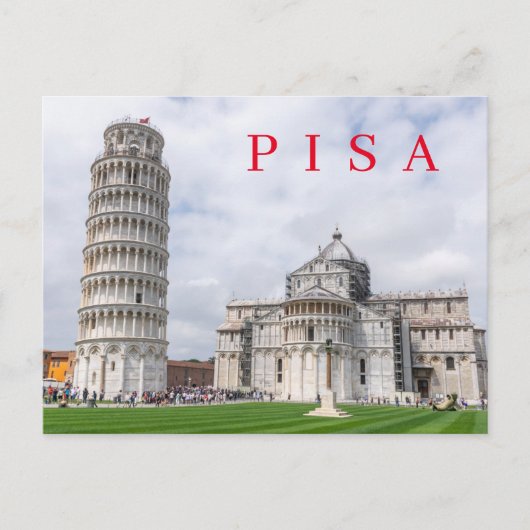 Carte postale Pisa Piazza dei Miracoli (Devant)