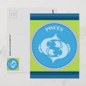 Carte postale Pisces (Devant / Derrière)