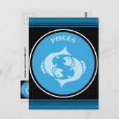 Carte postale Pisces (Devant / Derrière)