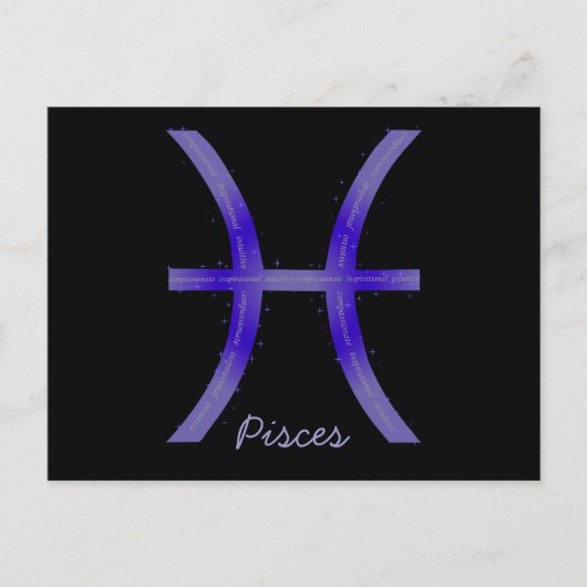 Carte postale Pisces (Devant)