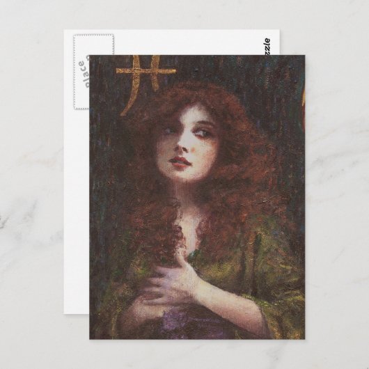 Carte postale Pisces (Devant / Derrière)