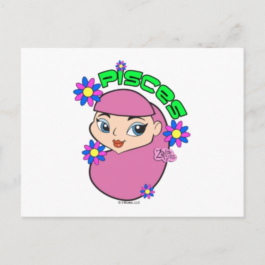 Carte postale Pisces (Devant)