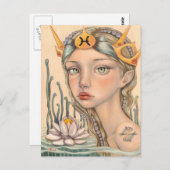 Carte Postale Pisces Girl (Devant / Derrière)
