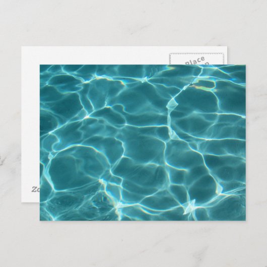 Carte Postale Piscine (Devant / Derrière)