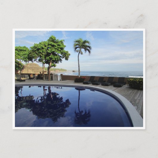 Carte Postale piscine (Devant)