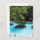 Carte Postale Piscine (Devant / Derrière)