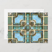 Carte Postale Piscine d'atrium (Devant / Derrière)