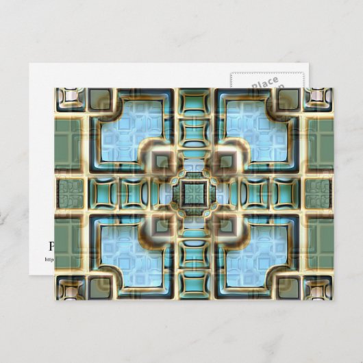 Carte Postale Piscine d'atrium (Devant / Derrière)