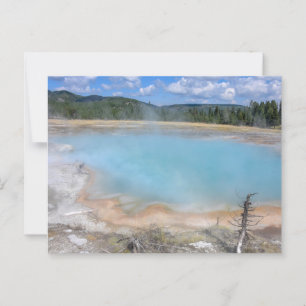 Carte Postale Piscine de diamant noir, parc national de Yellowst
