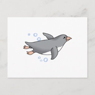 CARTE POSTALE PISCINE DE PENGUIN