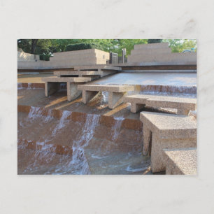 Carte Postale Piscine d'eau active - Fort Worth Water Garden # 1