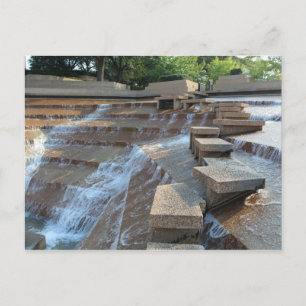 Carte Postale Piscine d'eau active - Fort Worth Water Garden # 2