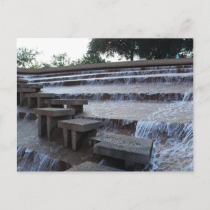 Carte Postale Piscine d'eau active - Fort Worth Water Garden # 2
