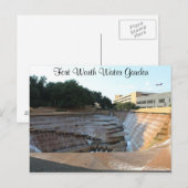 Carte Postale Piscine d'eau active - Fort Worth Water Garden # 8 (Devant / Derrière)