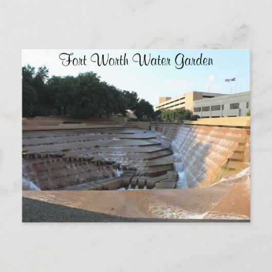Carte Postale Piscine d'eau active - Fort Worth Water Garden # 8 (Devant)
