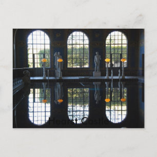 Carte Postale Piscine intérieure du Hearst Castle