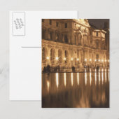 Carte Postale Piscine réflexion au Louvre, Paris, France (Devant / Derrière)