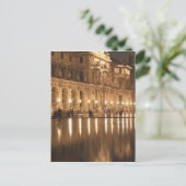 Carte Postale Piscine réflexion au Louvre, Paris, France (Debout devant)