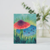 Carte Postale Piscine sous le champignon (Debout devant)