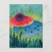 Carte Postale Piscine sous le champignon (Devant)