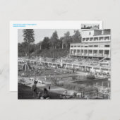Carte Postale Piscine, vintage (Devant / Derrière)