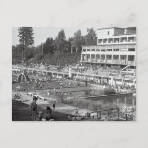 Carte Postale Piscine, vintage