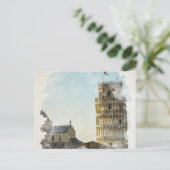 Carte Postale Pise Italie Aquarelle Art (Debout devant)