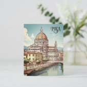 Carte Postale Pise Italie europe Voyage (Debout devant)