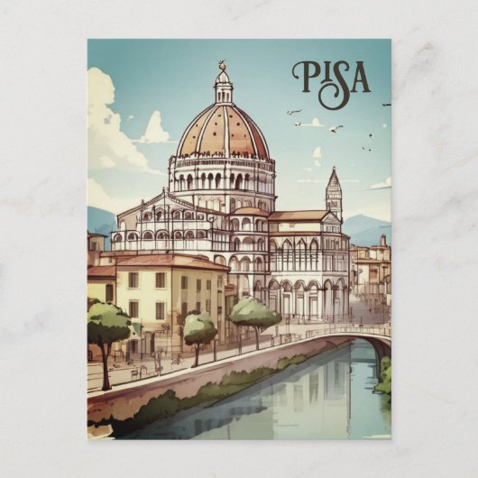 Carte Postale Pise Italie europe Voyage (Devant)