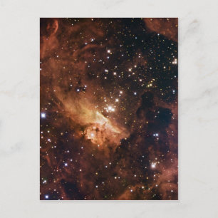Carte Postale Pismis 24 étoiles brunes NASA