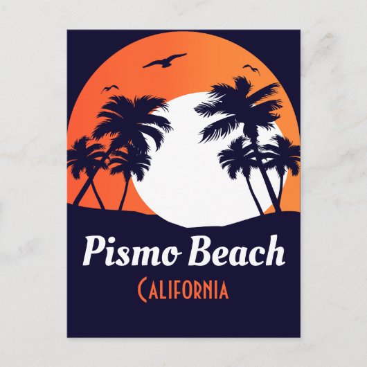 Carte Postale Pismo Beach California Sunset Vacances Souvenirs P (Devant)