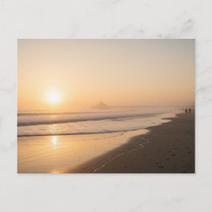Carte Postale Pismo Beach, Californie Lever de soleil doré