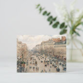 Carte Postale Pissarro - Boulevard Montmartre, Soleil d'après-mi (Debout devant)