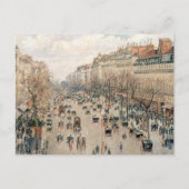 Carte Postale Pissarro - Boulevard Montmartre, Soleil d'après-mi (Devant)