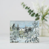 Carte Postale Pissarro - La maison de Piette à Montfoucault (Debout devant)