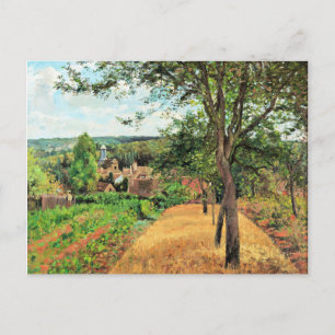 Carte Postale Pissarro - Orchards de Louveciennes, art
