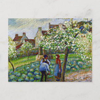 Carte Postale Pissarro - Plum Trees