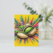 Carte Postale Pistachio super-pouvoirs (Debout devant)