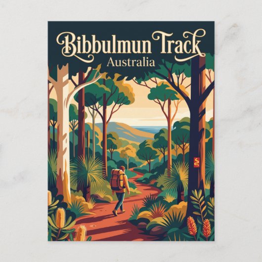 Carte Postale Piste Bibbulmun Australie (Devant)