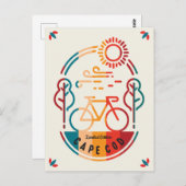 Carte Postale Piste cyclable Retro Cape Cod (Devant / Derrière)