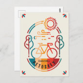 Carte Postale Piste cyclable Retro Petoskey (Devant / Derrière)