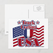 Carte Postale Piste cyclable USA (Devant / Derrière)