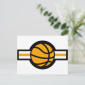 Carte Postale piste de basket (Debout devant)