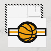 Carte Postale piste de basket (Devant / Derrière)