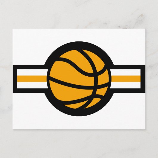 Carte Postale piste de basket (Devant)