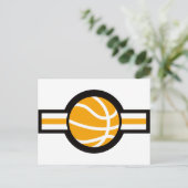 Carte Postale piste de basket (Debout devant)