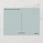 Carte Postale Piste de l'aéroport aux Samoa américaines (Dos)