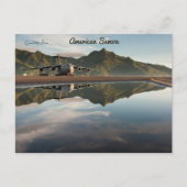 Carte Postale Piste de l'aéroport aux Samoa américaines (Devant)