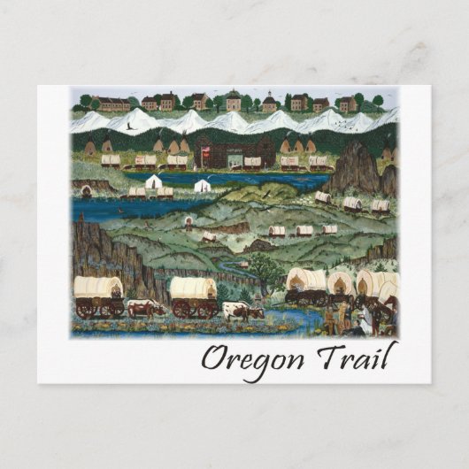 Carte Postale Piste de l'Oregon (Devant)